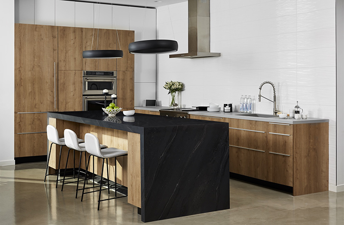 Black Painted Marble Laminate