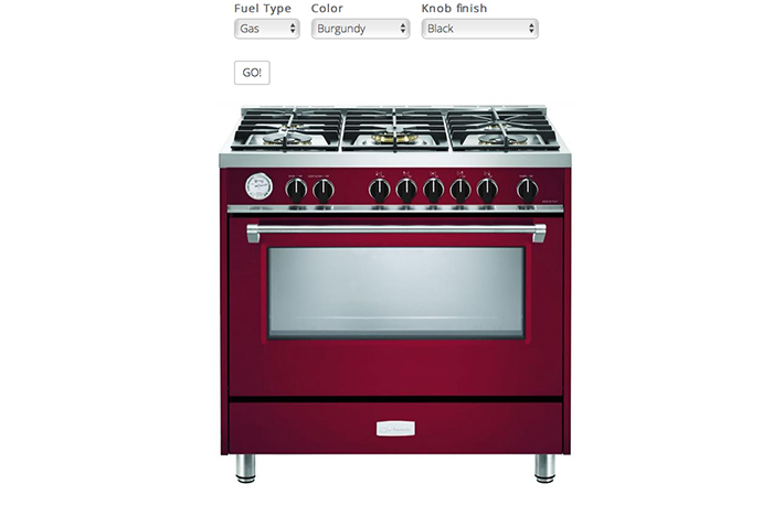 Verona Appliances Designer Range Builder