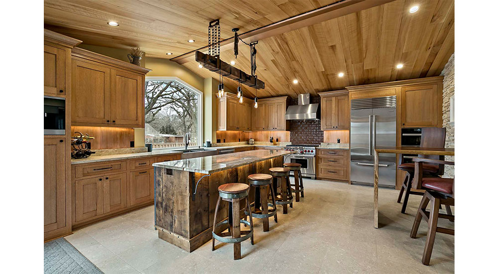 Rustic kitchen by designer David Ripplinger