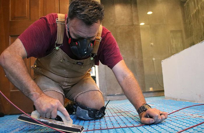 WarmlyYours Radiant Heating Install