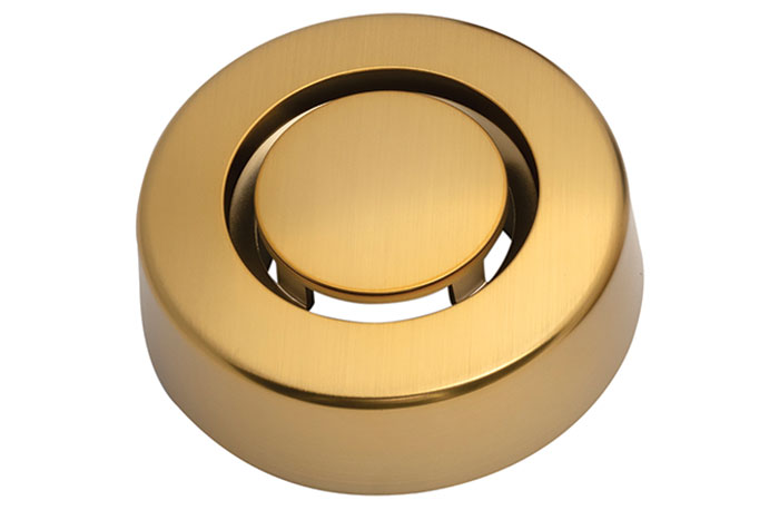 Dearborn brushed gold finish