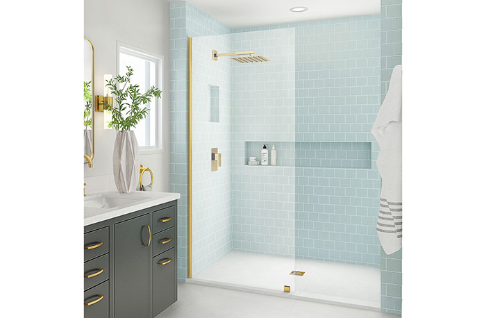 Aston ELYSE XL Frameless Fixed Shower Door