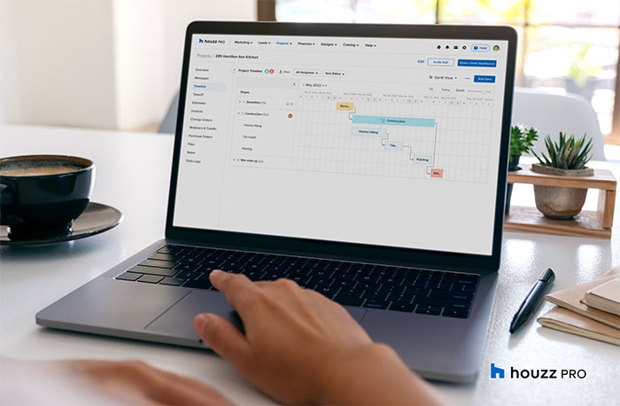 Houzz Pro Timeline Tool New Features