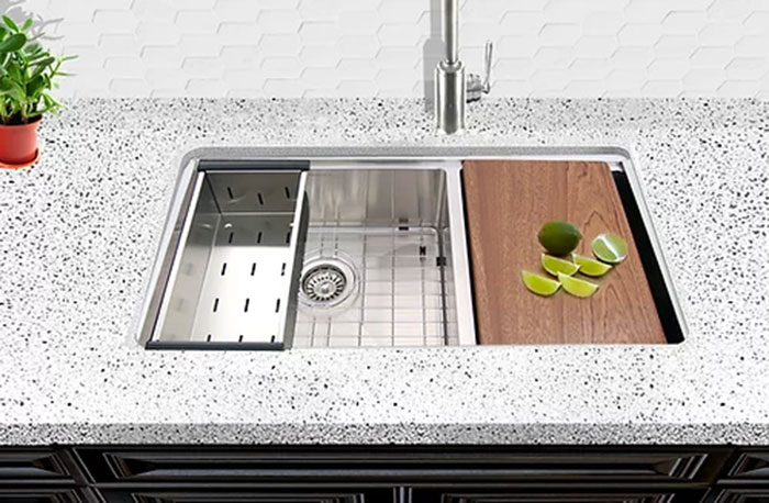 Nantucket Sinks Pro Series Low-Divider Sink