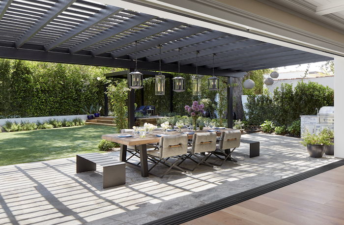 exterior living pergola