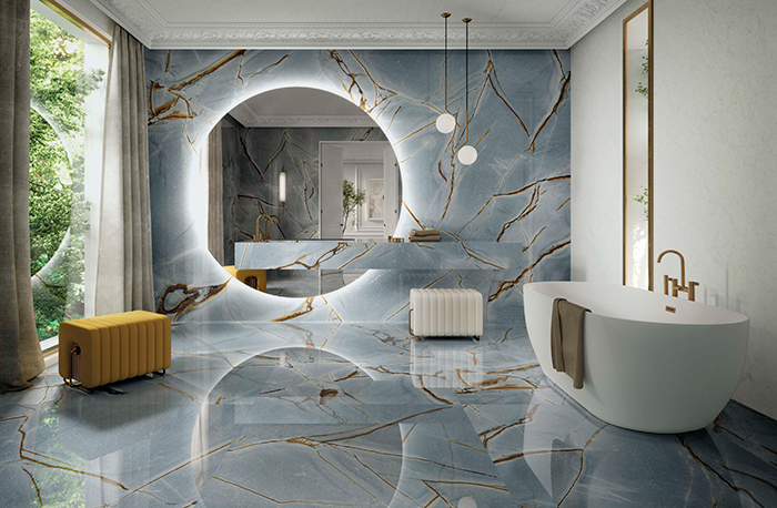 XTONE Blue Roma Sintered Stone