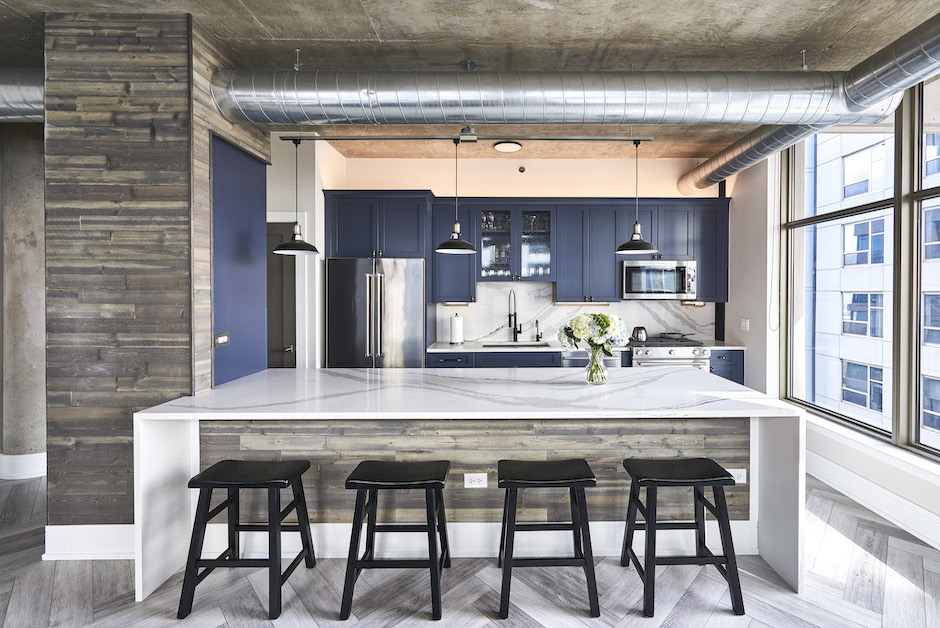 chicago loft kitchen