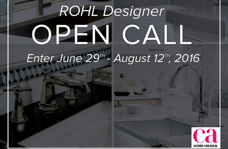 ROHL Designer Open Call Contest Now Accepting Entries