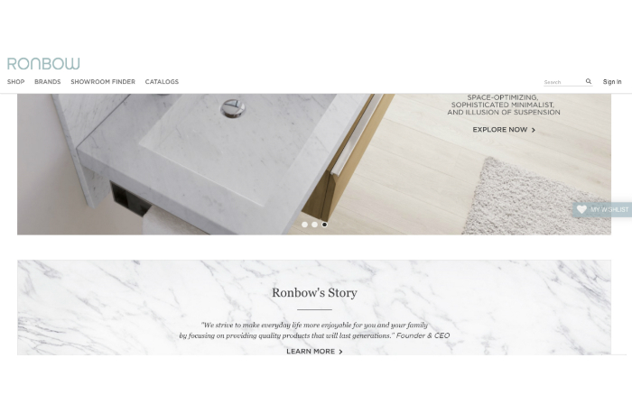 Ronbow Launches Redesigned Website with New E-Commerce  Marketplace