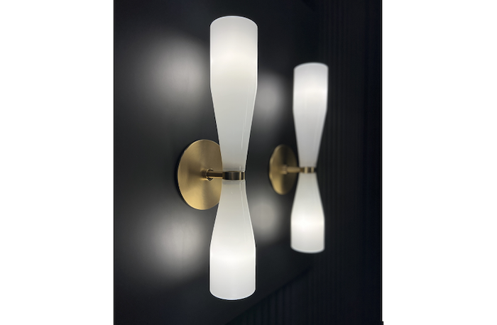 glass sconce