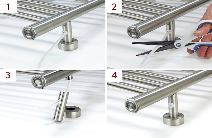wiring towel warmer 