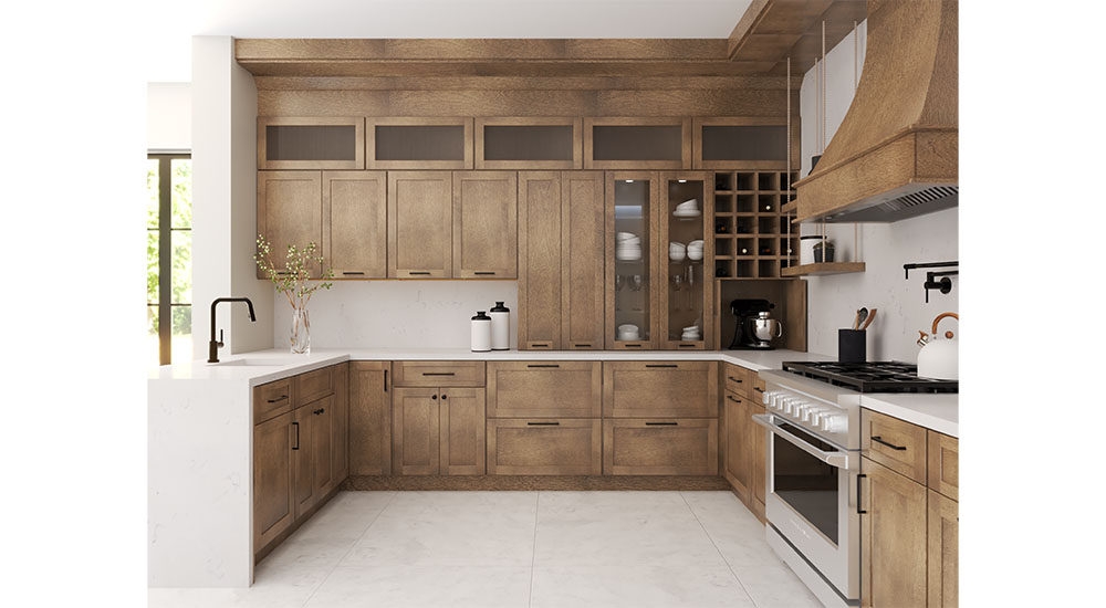 fabuwood kitchen cabinets in mocha finish