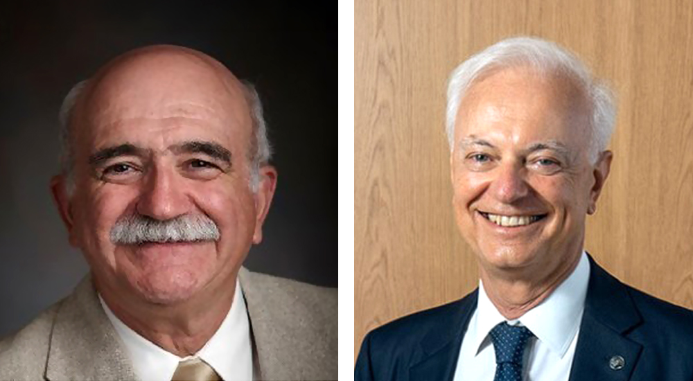 NKBA Hall of Fame inductees Paolo Bertazzoni and Manuel Gutierrez