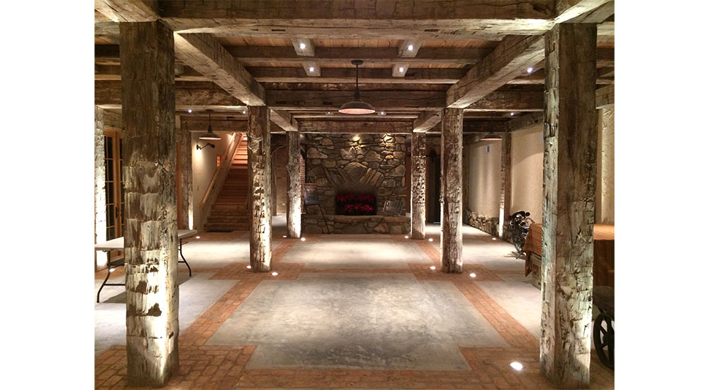 Arche lighting basement install