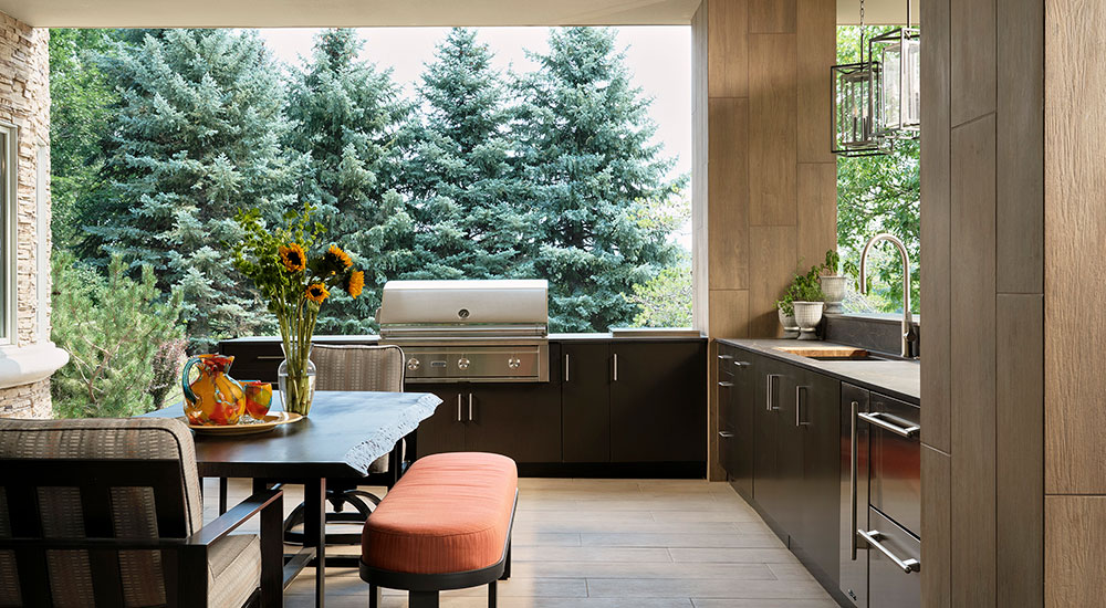 Open-Air Kitchen D’Amore Interiors