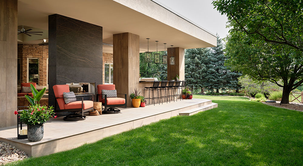 Open-Air Kitchen D’Amore Interiors