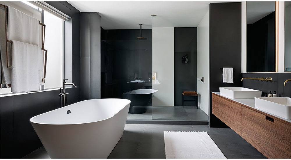bathtub, sink and faucet plumbing fixtures for the wellness movement