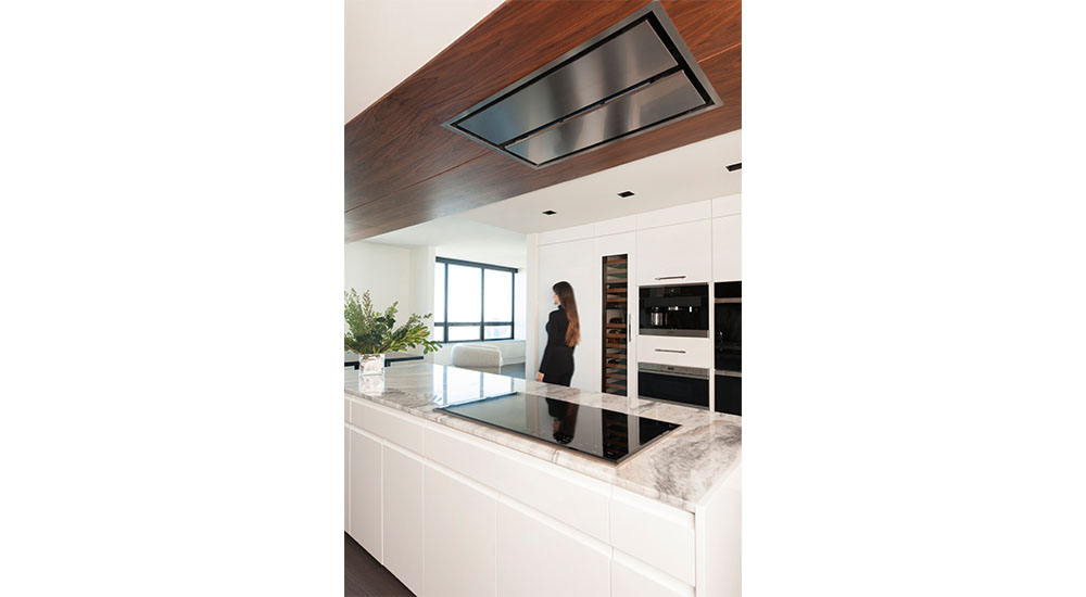 modern kitchen with induction cooktop in chicago condo | Kitchen & Bath ...