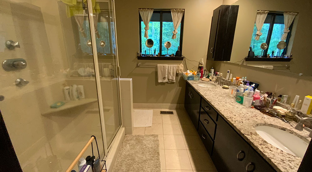 Before & After: Pushing the Envelope in a Primary Bath
