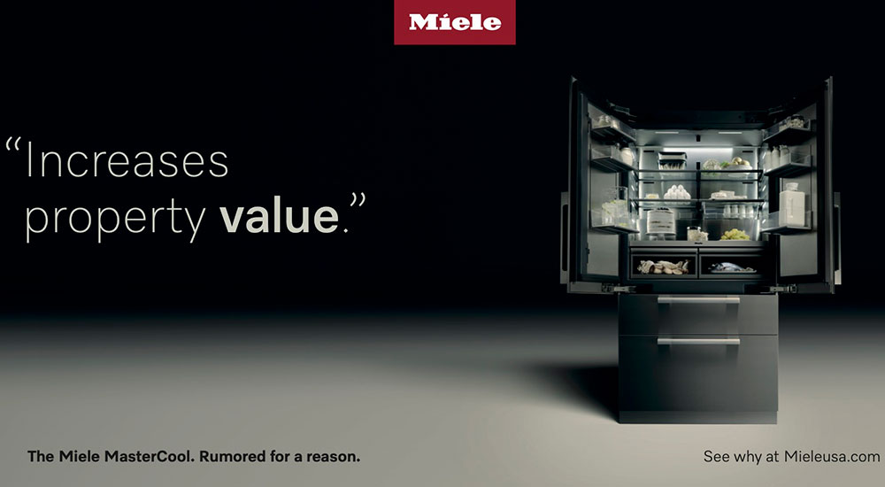 Miele Rumored for a Reason North American Ad Campaign