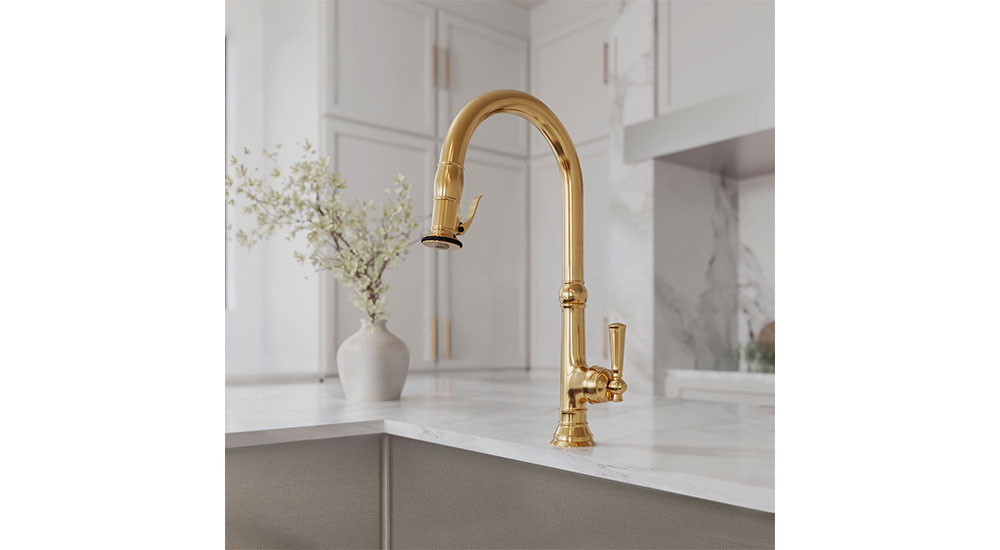 Newport Brass Trigger-Spray Pull-Down Kitchen Faucets