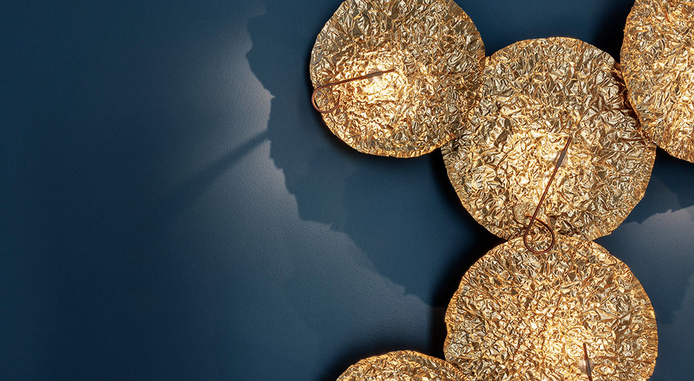 Catellani & Smith Gold Moon Wall Lamp
