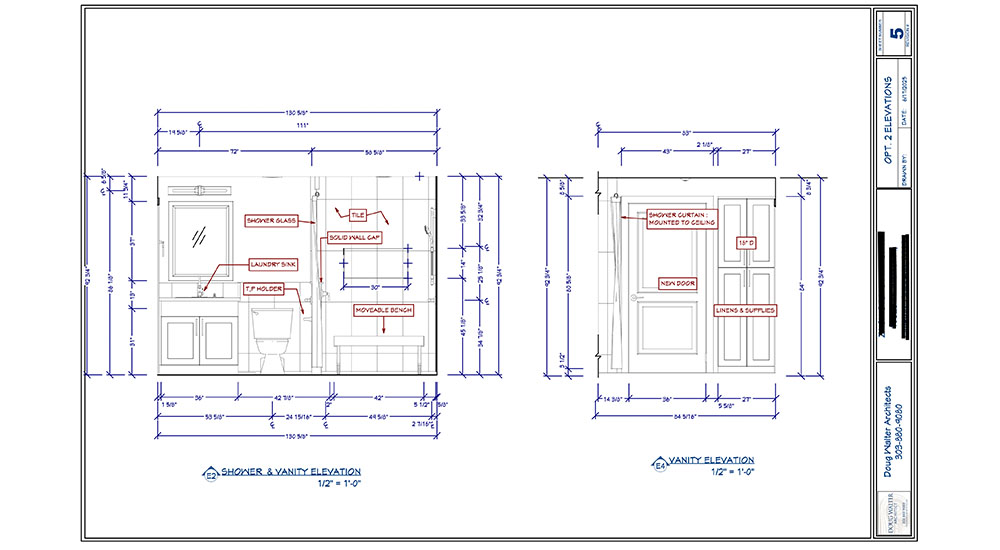 bathroom elevation