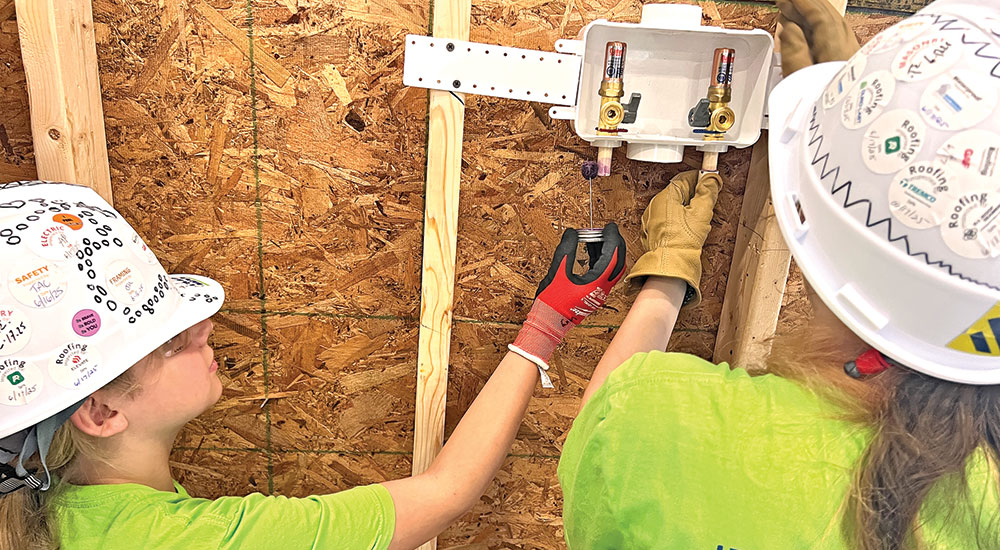 Oatey Co. Leads Plumbing Workshop at Girls Construction Camp