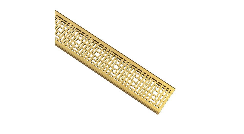 decorative linear shower drain universal design oatey