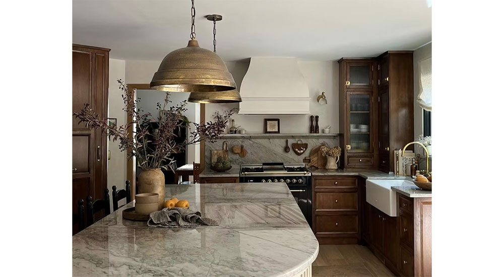 kitchen with island