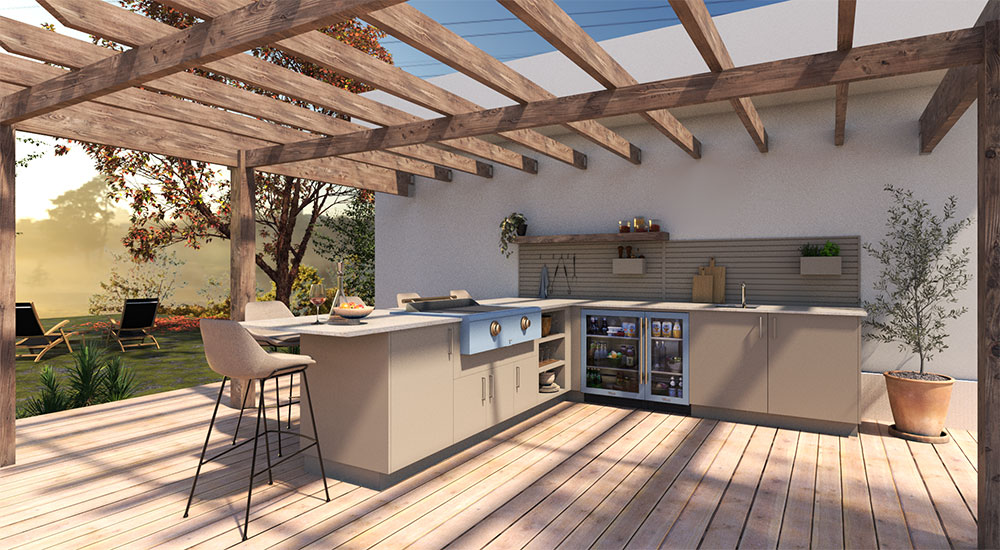 Urban Bonfire x True Caliber Outdoor Kitchen