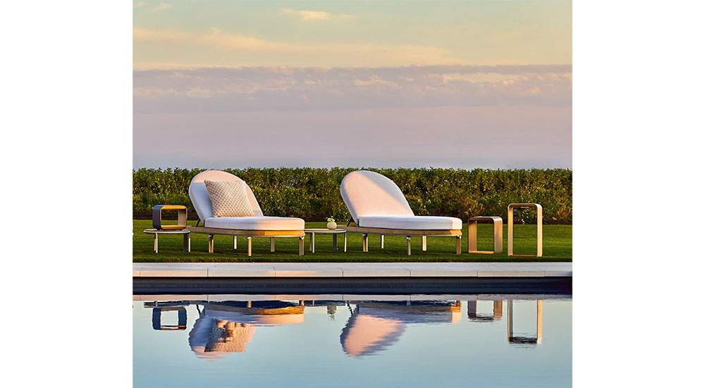 brown Jordan bdny solenne outdoor lounger