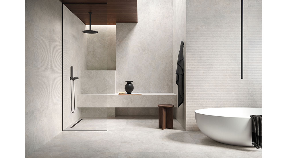 refin porcelain surfacing in bathroom white cloud dancer