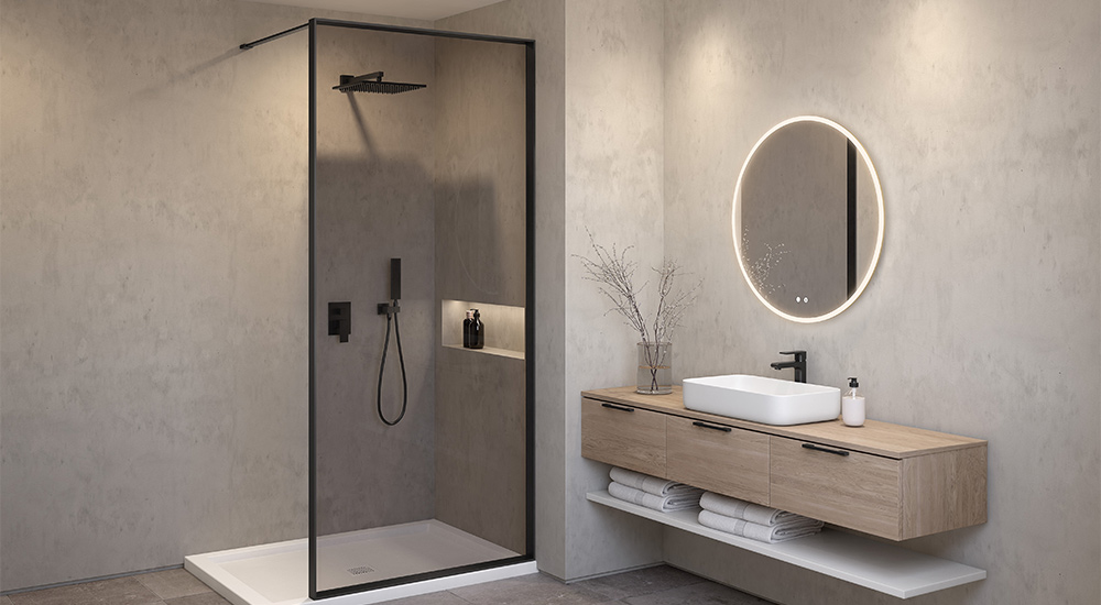 Fleurco Vespero Fixed Shower Panels