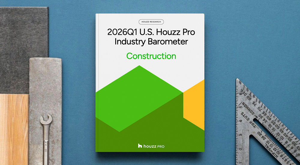 Q1 2026 U.S. Houzz Pro Industry Barometer Construction