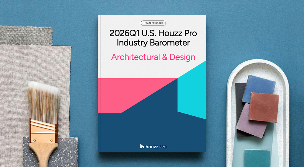 Q1 2026 U.S. Houzz Pro Industry Barometer Architecture & Design