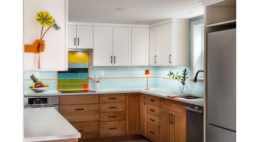 bright basement ADU accessible kitchen