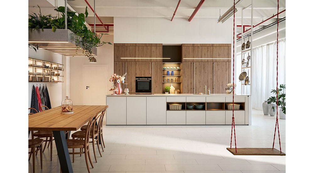 modern jigsaw kitchen