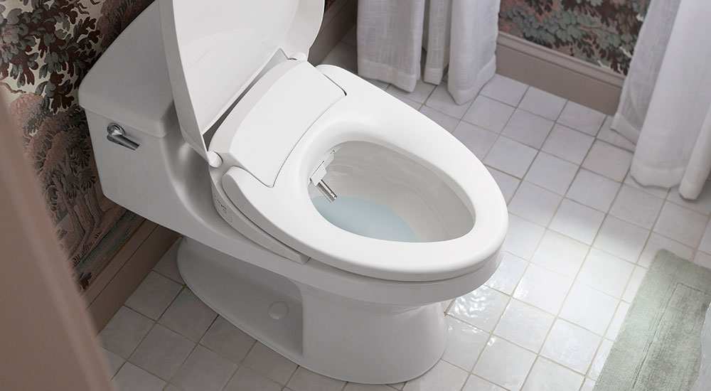 Kohler PureWash E860 Dual-Wand Elongated Bidet Toilet Seat