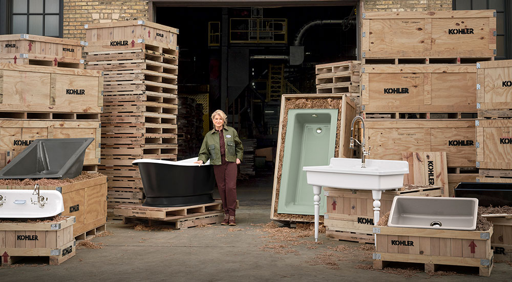 Martha Stewart and Kohler Cast Iron