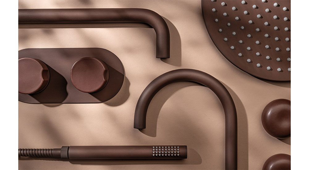 fireclay bath faucets and ceramic control knobs