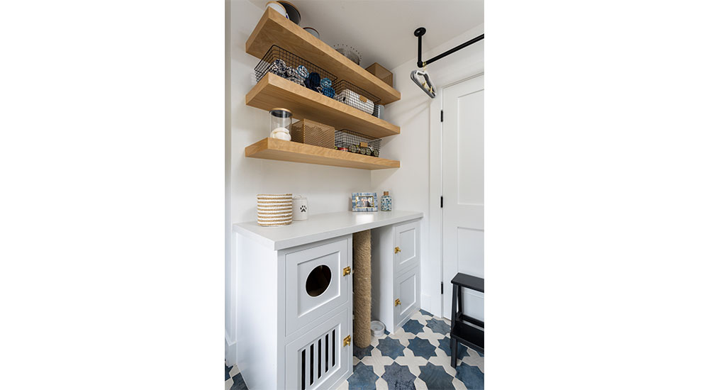 design for pets laundry room for cat
