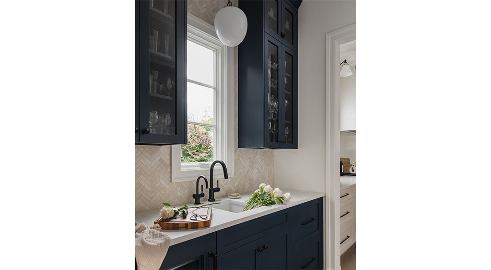 sink in scullery that adjoins main kitchen