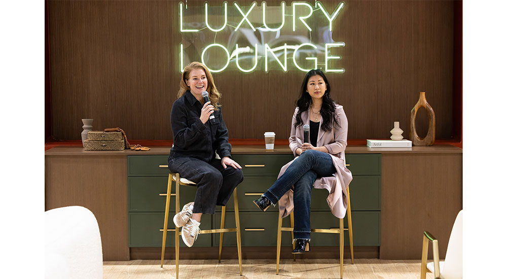 Mindy Cheng luxury lounge at KBIS 2026 Designing for real life