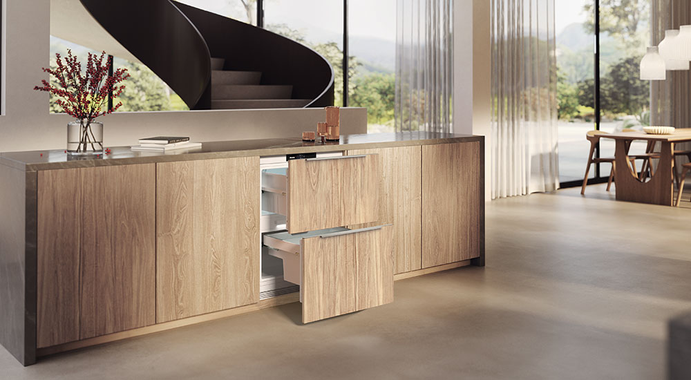 Miele Built-Under Refrigerator Drawers