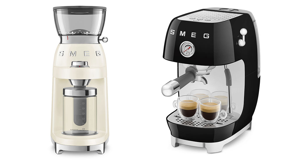 SMEG Coffee Machine & Grinder