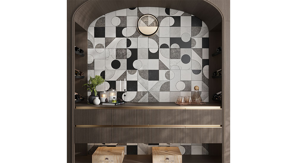 Tile Club Pictoria Waterjet Marble Mosaic Tile Collection