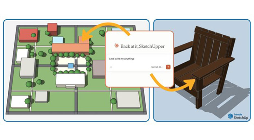 Trimble SketchUp Linked with Anthropic Claude