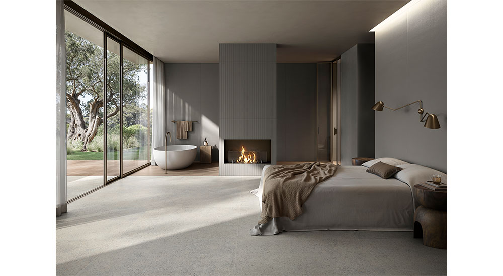 casalgrande tile fireplace surround