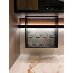 eurocucina kitchen backsplash storage with lighting